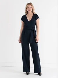 Venus Wide-Leg Jumpsuit Iconic Crepe Salute