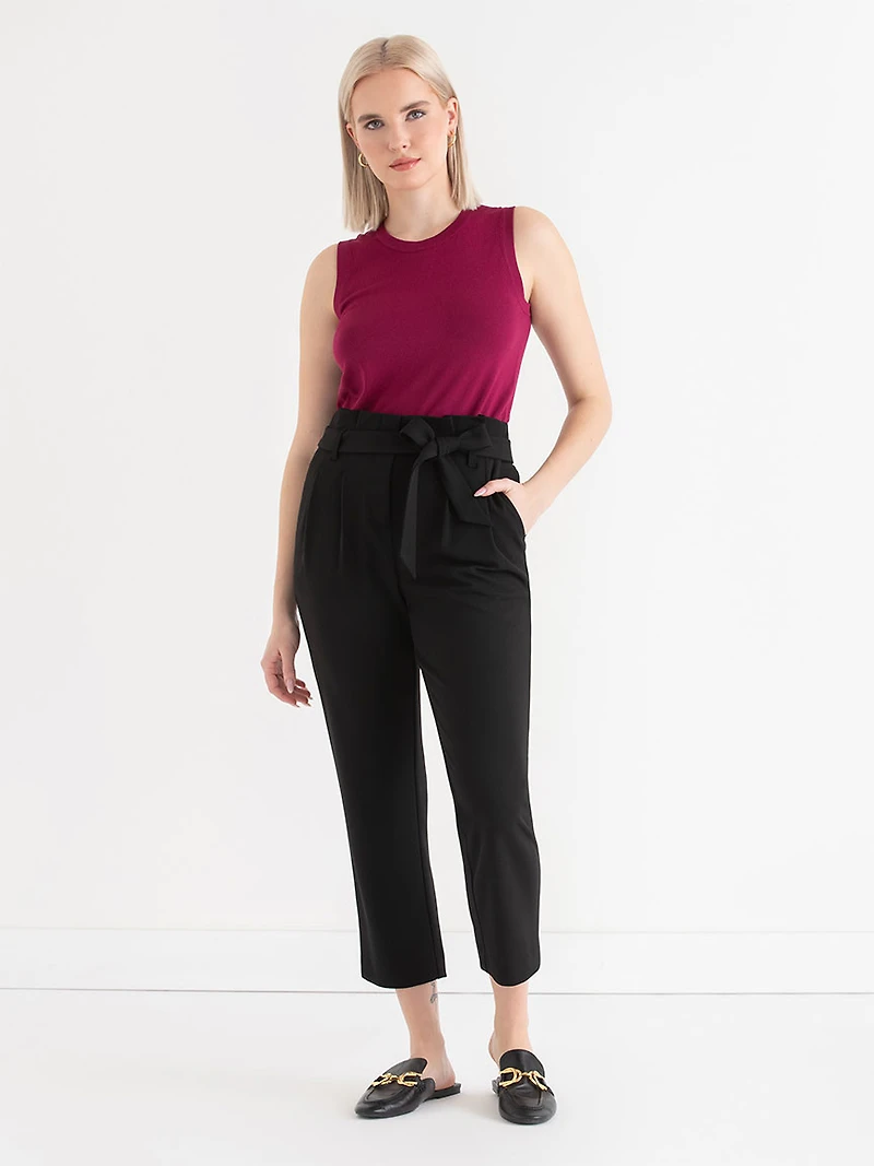 Sleeveless Layering Sweater Tank Beaujolais