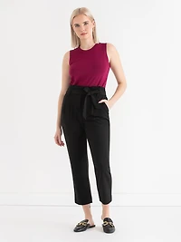 Sleeveless Layering Sweater Tank Beaujolais