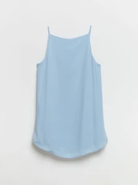Strappy V-Neck Tank Kentucky Blue