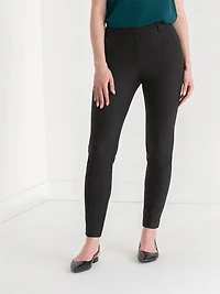Parker Slim Ankle Pant Luxe Ponte Black