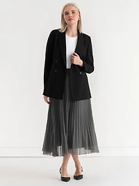 Release Pleat Midi Skirt Poppy Seed