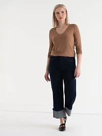 Long Sleeve T-Shirt Modal Toasted Coconut