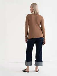 Long Sleeve T-Shirt Modal Toasted Coconut