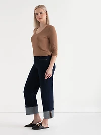 Long Sleeve T-Shirt Modal Toasted Coconut