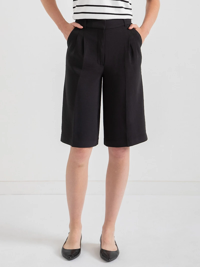 Maxwell Pleated Walking Short Orchid Petal