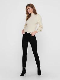 Katia Mock Neck Sweater Whitecap Grey