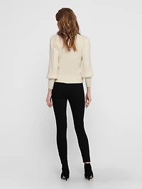 Katia Mock Neck Sweater Whitecap Grey