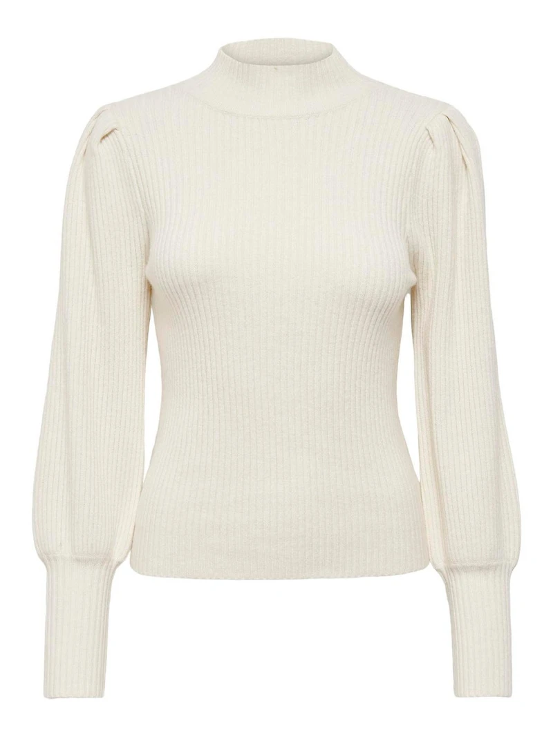 Katia Mock Neck Sweater Whitecap Grey