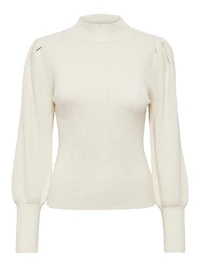 Katia Mock Neck Sweater Whitecap Grey