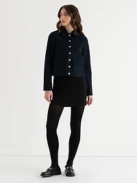 Cropped Felt Jacket Salute