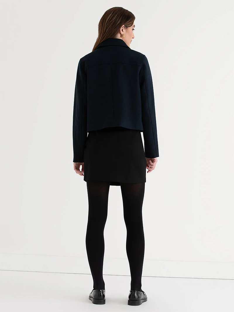 Cropped Felt Jacket Salute