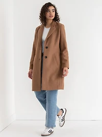 Camel Kennedy Classic Wool Coat