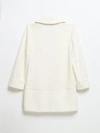 York Shawl Collared Blazer Blanc de