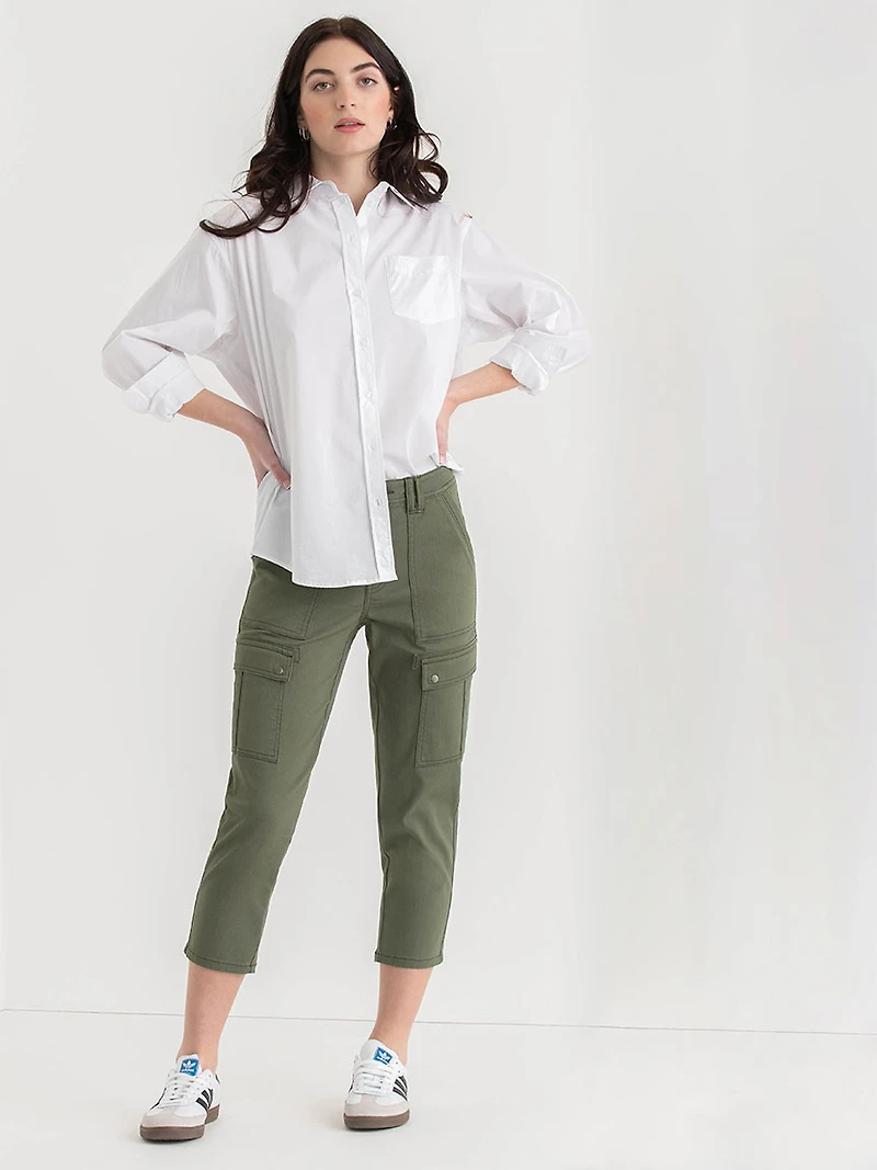 Utility Capri Pant Beetle