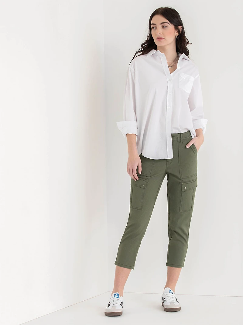 Utility Capri Pant Beetle