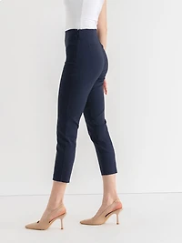Audrey Skinny Crop Pant Microtwill Navy
