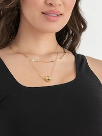 Sleeveless Mix Media Midi Dress Yellow Cream