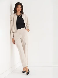 Straight Leg Cargo Pants Oatmeal