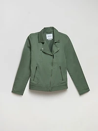 Moto Style Jacket Laurel Wreath
