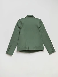 Moto Style Jacket Laurel Wreath