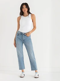 Sloane Straight Ankle Jeans Light Wash