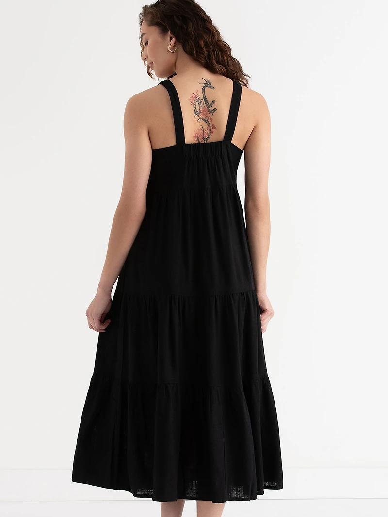 Maxi Tank Dress Black