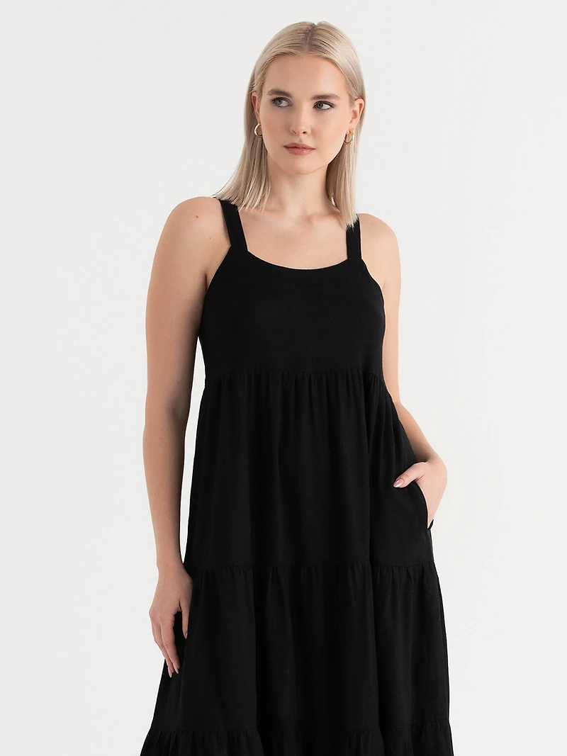 Maxi Tank Dress Black