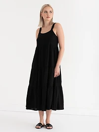Maxi Tank Dress Black