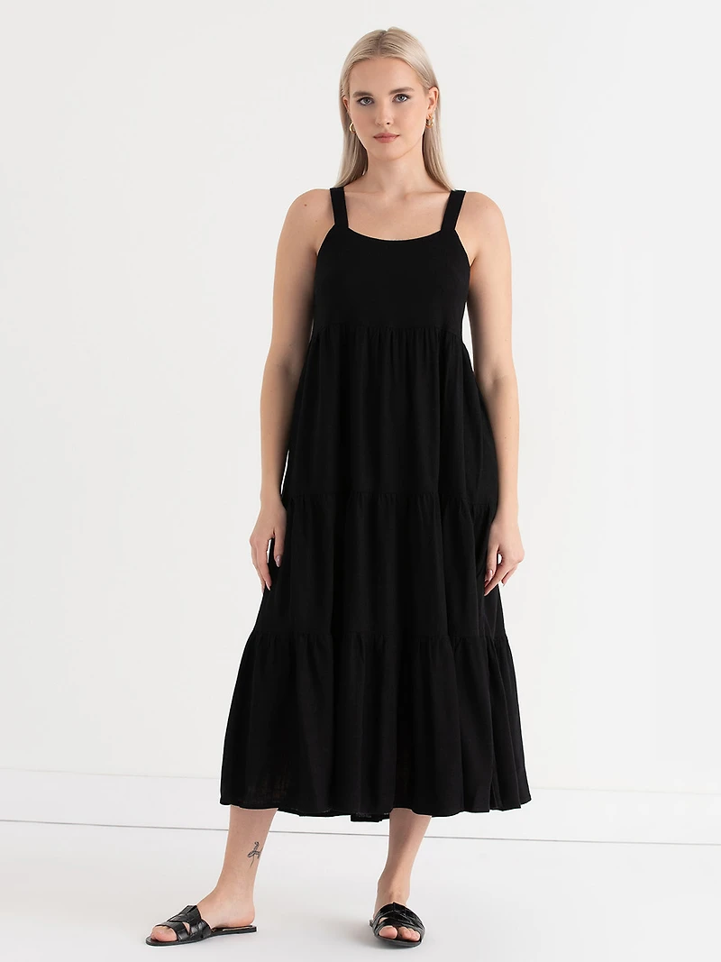 Maxi Tank Dress Black