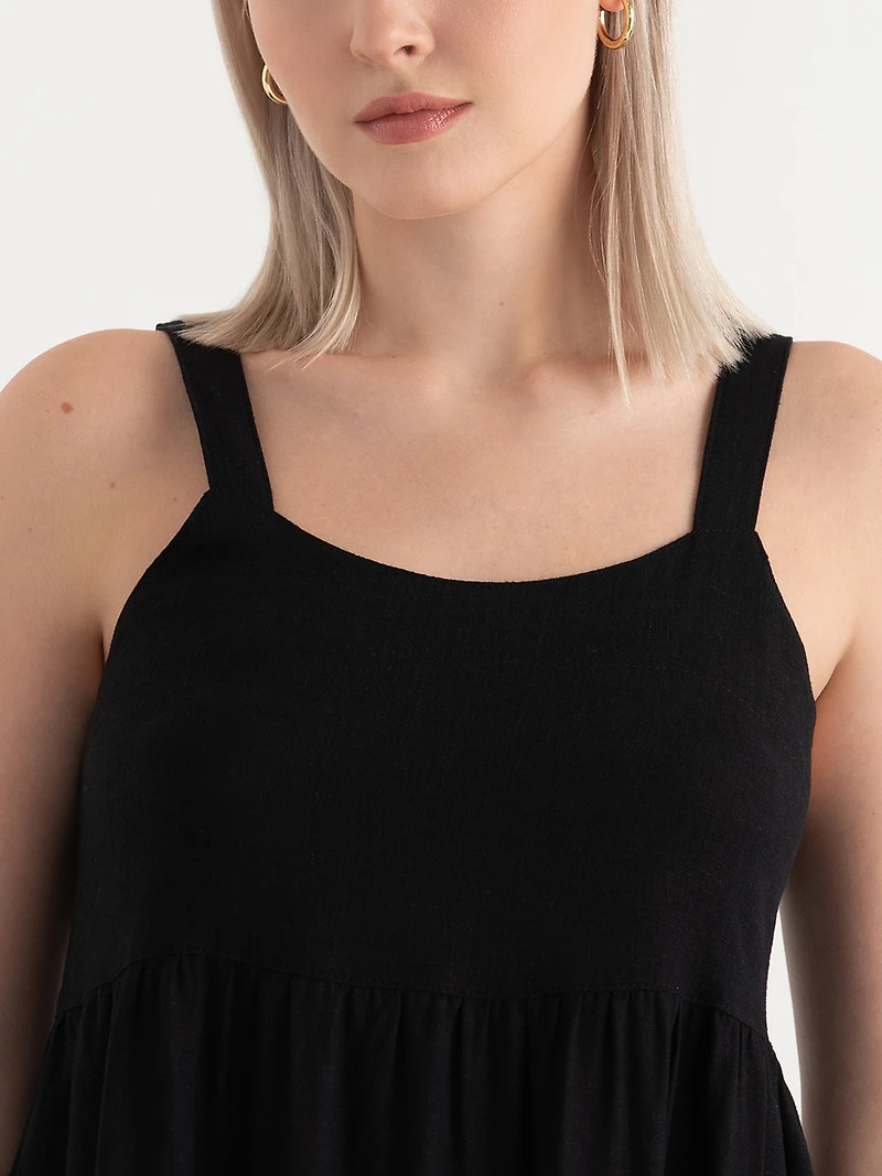 Maxi Tank Dress Black