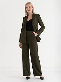 Brighton Lapelless Blazer Forest Night