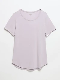 Scoop Neck T-Shirt Orchid Petal
