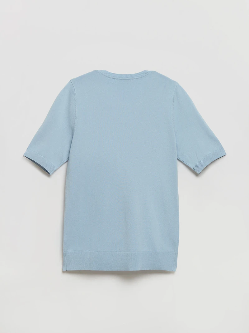 Elbow Sleeve Sweater Kentucky Blue