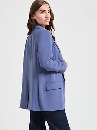 Relaxed Blazer Crown Blue
