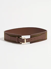 Contrast Wide Belt
