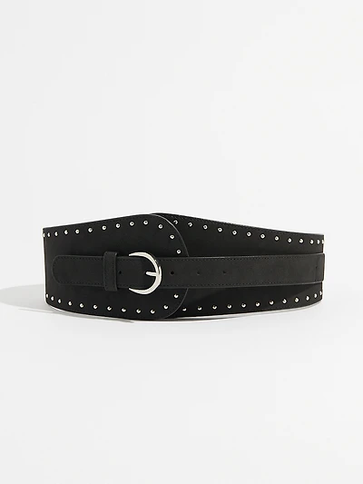 Studded-Corset Belt