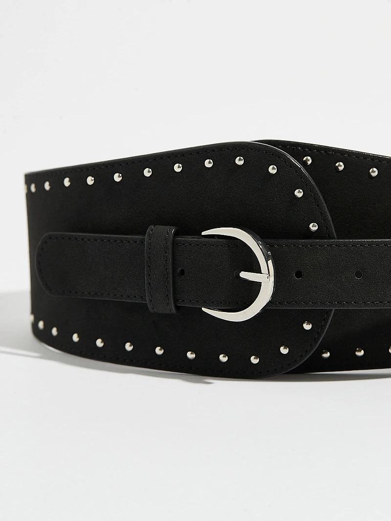 Studded-Corset Belt
