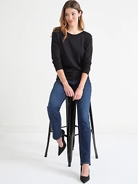 Cashmere-Blend Boatneck Sweater
