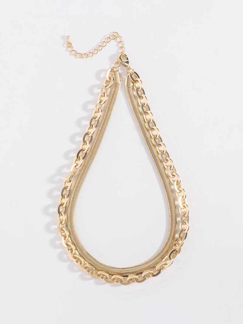 3-Layered Mini-Gem Necklace