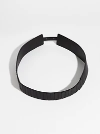 Gold Square Buckle Stretchy Belt