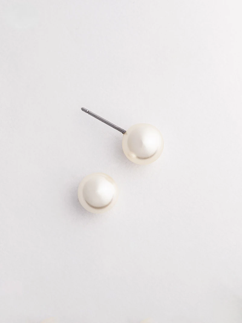 Pearl Stud Earrings