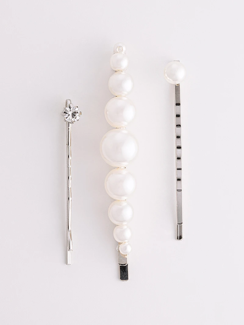Pearl Trio Hair Pins
