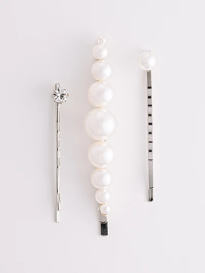 Pearl Trio Hair Pins