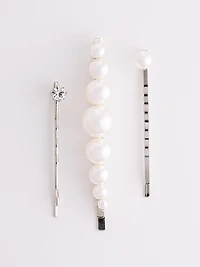 Pearl Trio Hair Pins