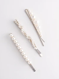 Pearl Trio Hairpins