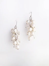 Pearls and Beads Chandeliar Earrings