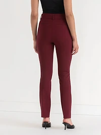 Spencer Straight Leg Pant  Luxe Ponte Zinfandel