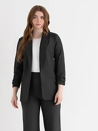 Luxe Manchester Relaxed Blazer Charcoal