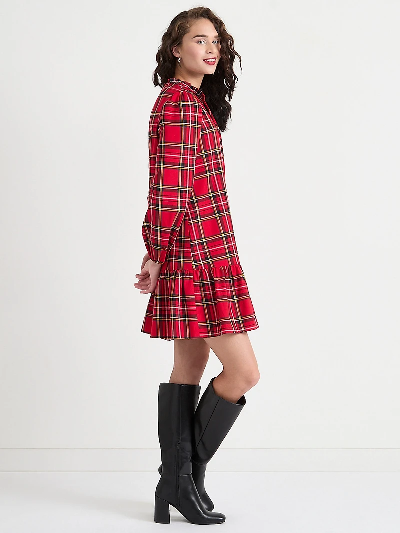 Flounce Mini Dress